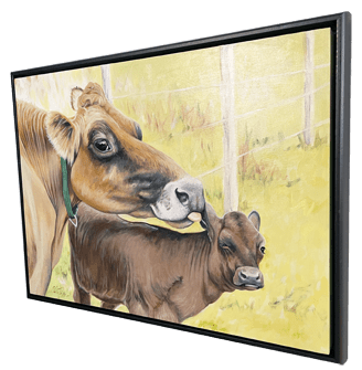 Original Painting -Mom and Son